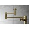 Kingston Brass Deck Mount Pot Filler, Brushed Brass KS8707DX - alternate 5